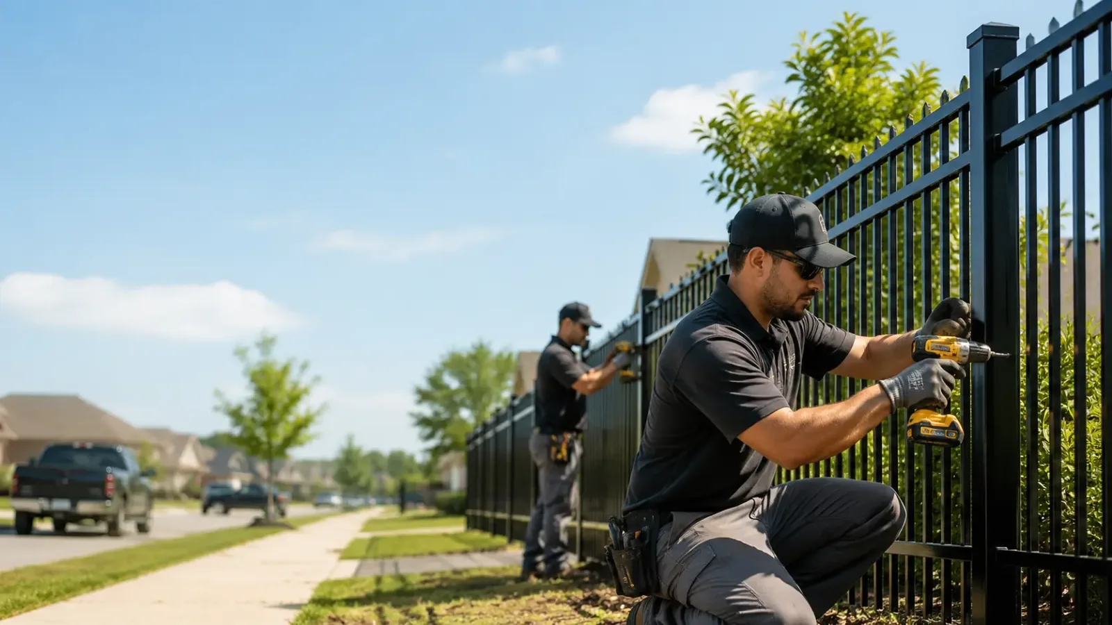 Metal Fence Installation in Hartford, KS